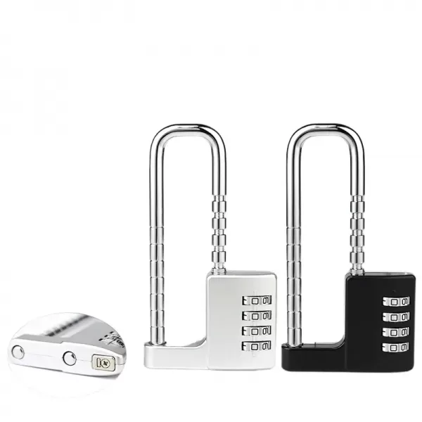 adjustable shackle combination lock
