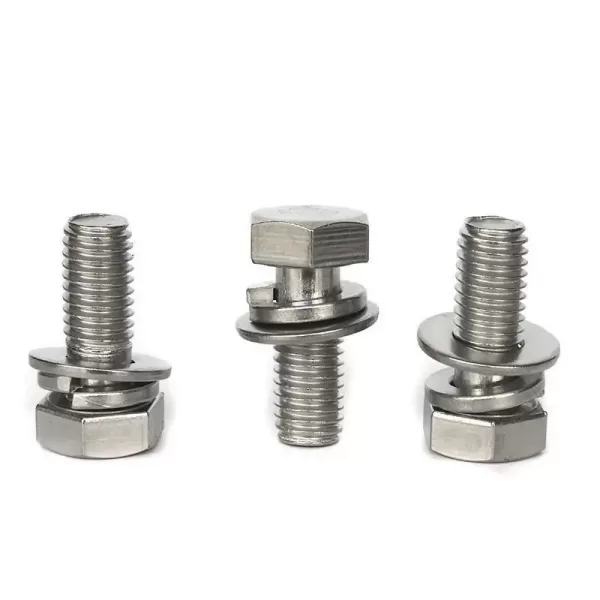 hex head bolts, nuts and washers