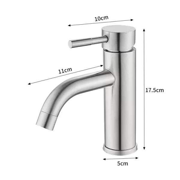 size of water tap