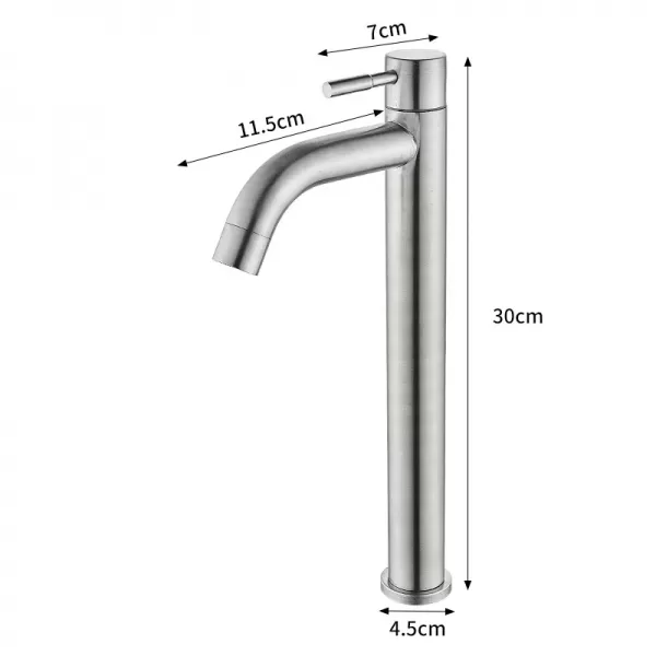 size of water tap